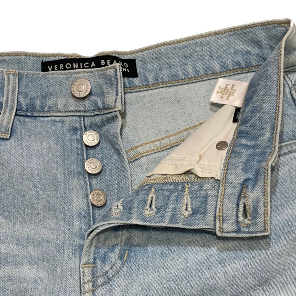 25 / Veronica Beard Blake High Rise Straight Jeans - Picture 4 of 10